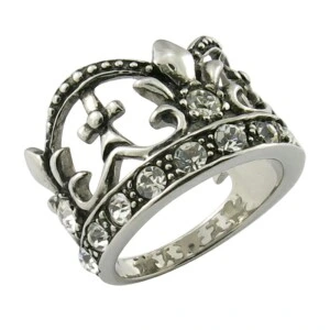 Custom Charm Mini Royal Crown Ring