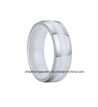 Fashion Steel Ceramic Ring Top Quality Jewelry for Men