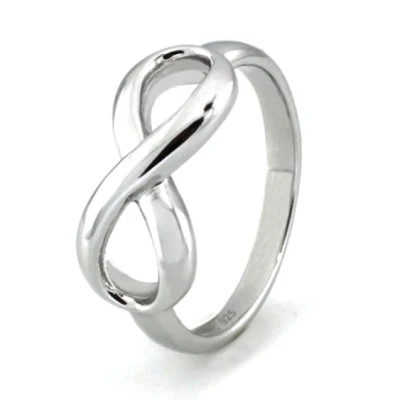 Hot Sale Sterling Silver Iconic Classic Infinity Ring